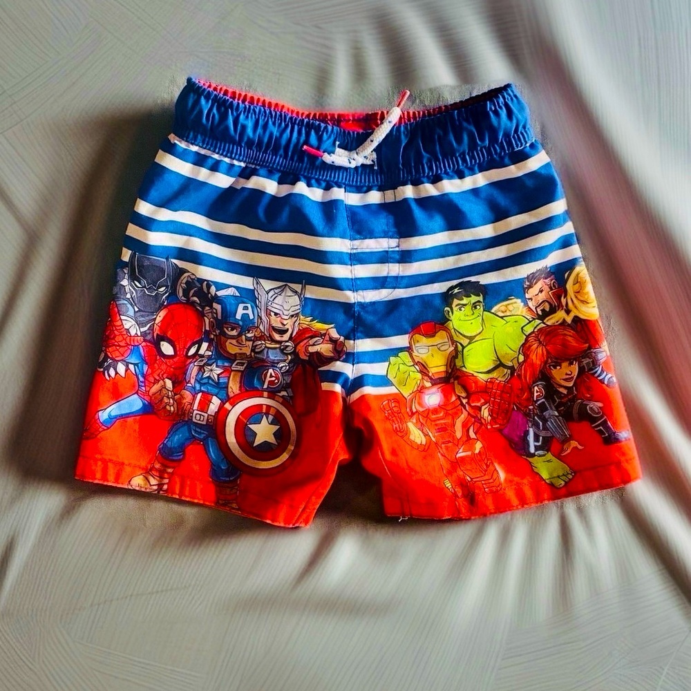 Boys Marvel Bathing Suit